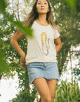 W's Hapa Lei Scoop Tee