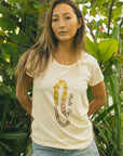 W's Hapa Lei Scoop Tee
