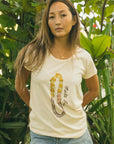 W's Hapa Lei Scoop Tee
