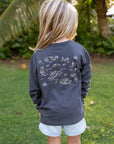 Kauai Map Youth Longsleeve Tee
