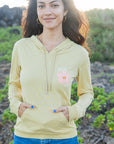 W's Hau Hibiscus Lightweight Hoodie