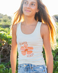 W's Hibiscus Fitted Tank