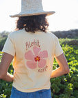 W's Hau Hibiscus Mid Crop Tee