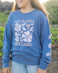 Aloha Hibiscus Youth Longsleeve Tee