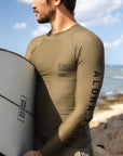 Double Shaka Sun Blocka L/S Surf Shirt - Black