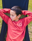 Stamp Logo Youth Longsleeve Tee