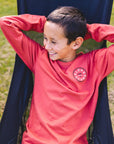 Stamp Logo Youth Longsleeve Tee