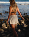 W's High Waisted Shorts - Natural
