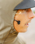 Double Shaka Sun Blocka L/S Surf Hood - Dark Olive