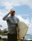 Double Shaka Sun Blocka L/S Surf Hood - Dark Olive