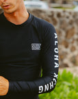 Double Shaka Sun Blocka L/S Surf Shirt - Black