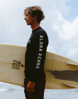 Double Shaka Sun Blocka L/S Surf Shirt - Black