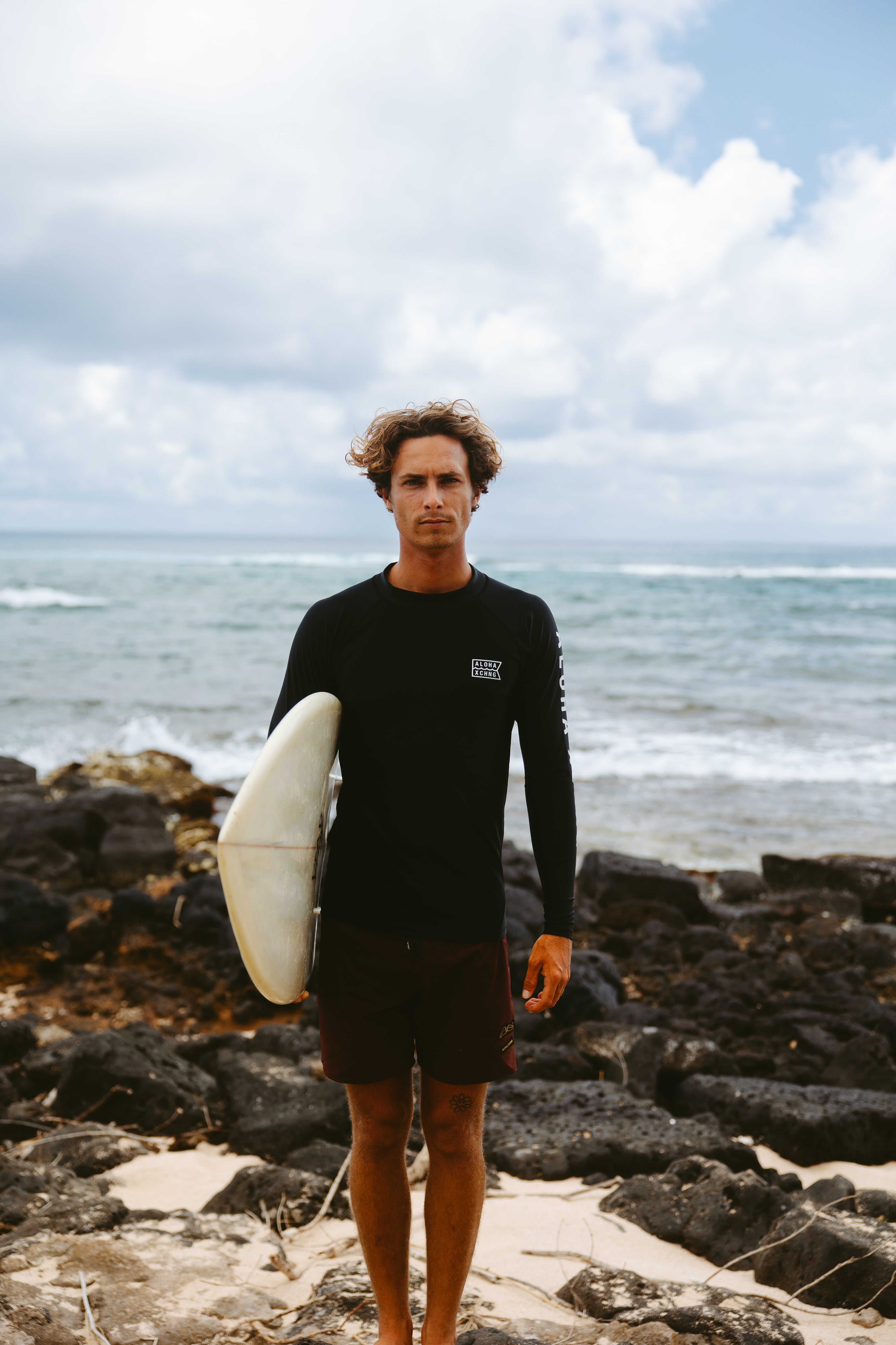 Double Shaka Sun Blocka L/S Surf Shirt - Black – Aloha Exchange