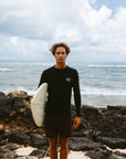 Double Shaka Sun Blocka L/S Surf Shirt - Black