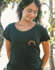 LWLH Embroidered Rainbow Pocket Tee