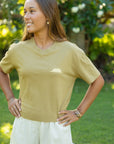 W's Lauhala Boxy Tee