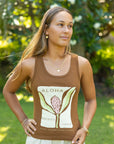 W's Funky Ginger Fitted Tank
