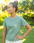 W's Heliconia Mid Crop Tee