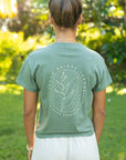 W's Heliconia Mid Crop Tee