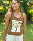W's Funky Ginger Fitted Tank