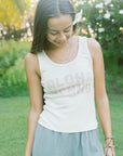 W's Blooming Fitted Tank