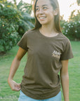 W's ABC Stacked Crew Tee