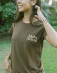W's ABC Stacked Crew Tee