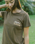 W's ABC Stacked Crew Tee