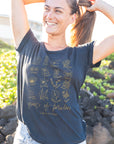 LWLH Plants Of Paradise Scoop Neck Tee