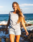 LWLH Seashells Scoop Neck Tee