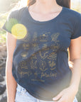 LWLH Plants Of Paradise Scoop Neck Tee