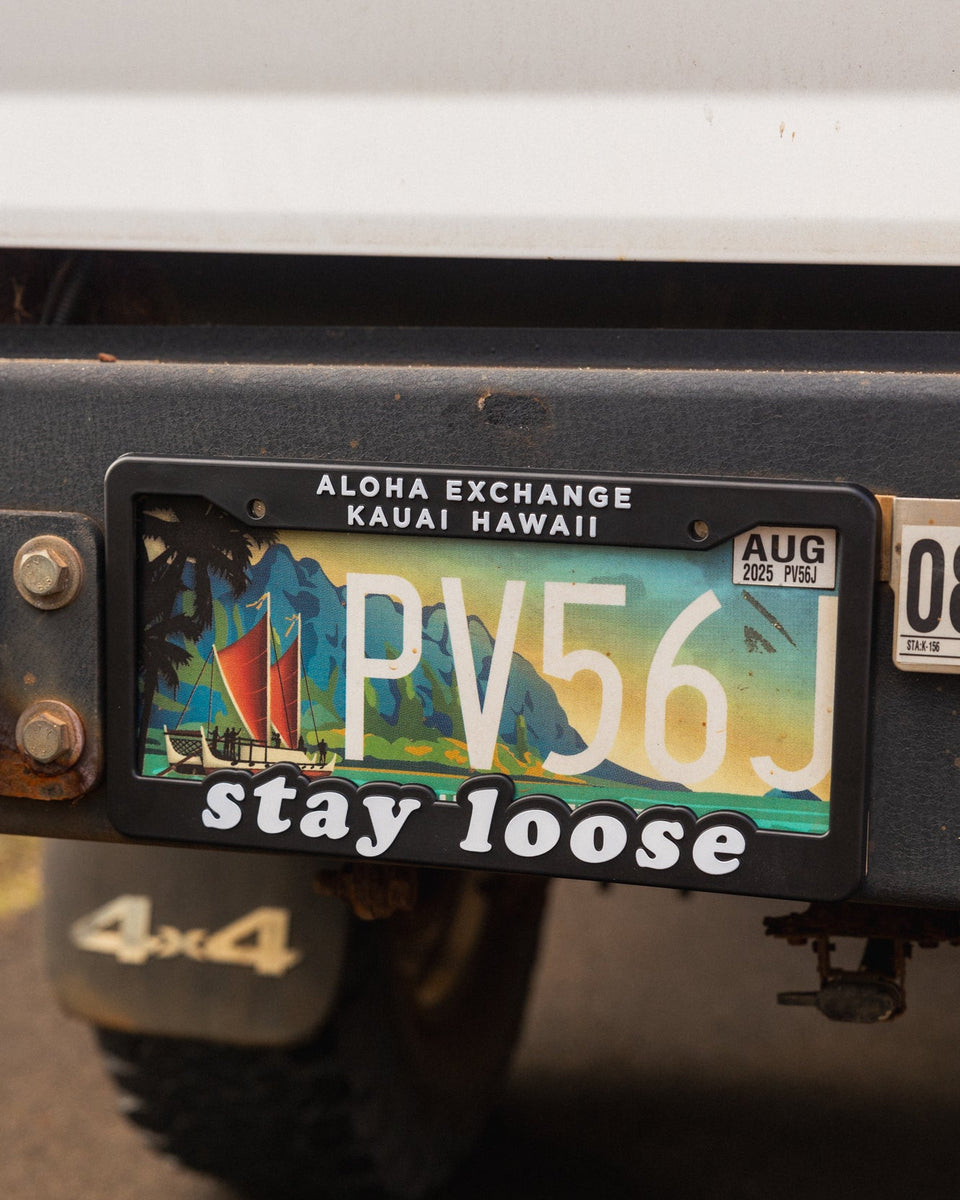 Stay Loose License Plate Cover – Aloha Exchange