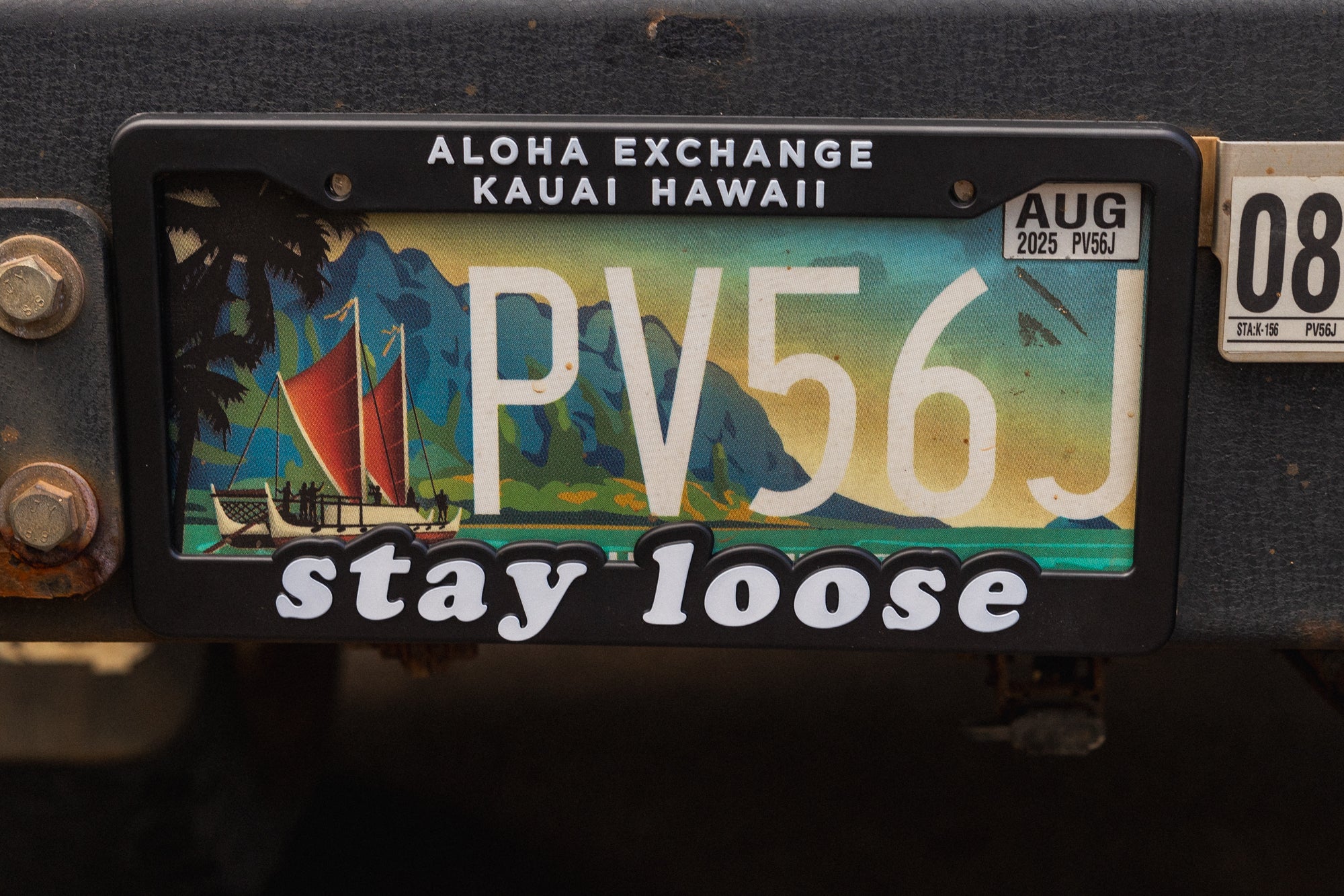 Stay Loose License Plate Cover – Aloha Exchange