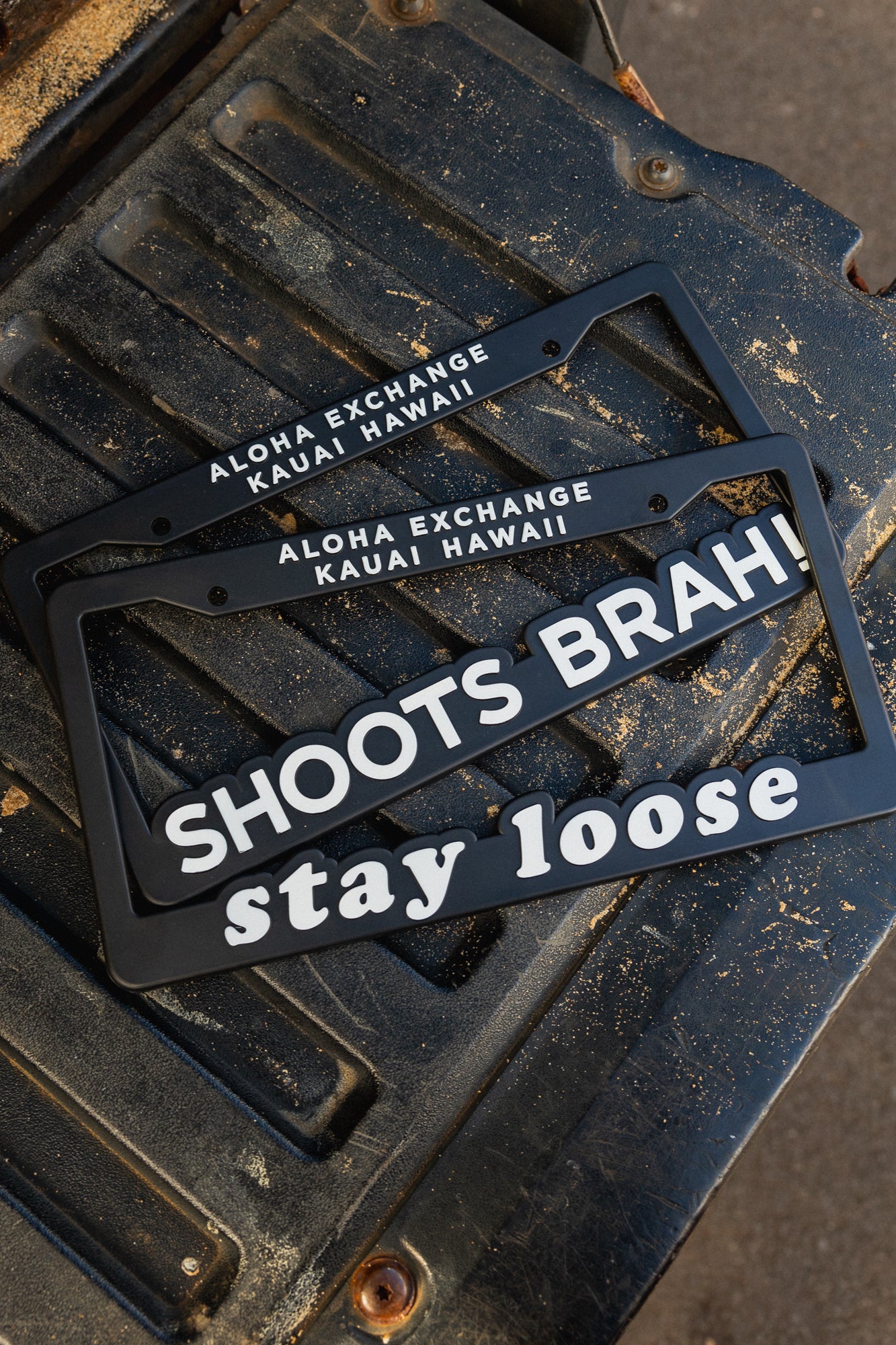 Stay Loose License Plate Cover – Aloha Exchange