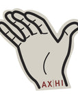 AXHI Loose Shaka Sticker 1"