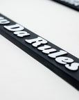 You Know Da Rules License Plate Cover
