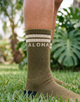 M's Classic Stripe Socks - Military