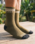 M's Classic Stripe Socks - Military