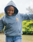 Tropical Heliconia Youth Pullover Hoodie