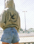 W's Mynah Tattoo Plush Pullover Hoodie