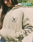 W's Mynah Tattoo Plush Pullover Hoodie