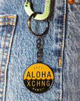 Aloha Xchng Shop Logo Keychain