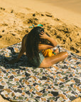 Pua Pop / Nene Camo Beach Blanket