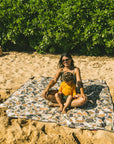 Pua Pop / Nene Camo Beach Blanket
