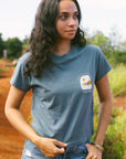 W's I'd Rather Be At Polihale Mid Length Tee