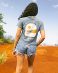 W's I'd Rather Be At Polihale Mid Length Tee