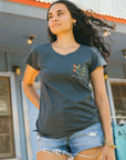 W's Floral Blossoms Pocket Tee