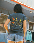 W's Floral Blossoms Pocket Tee