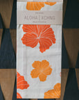 Hibiscus Blooms Tea Towel