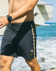 M's Rippah Shreddah 18" Boardshorts - Black Stripe